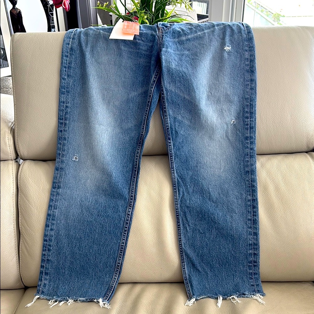 NWT MOUSSY VINTAGE PECCOLE WIDE STRAIGHT LEG